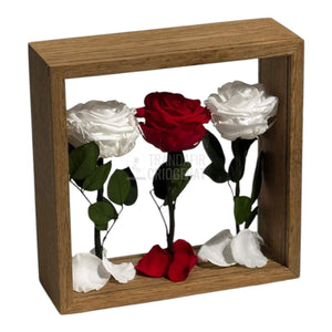 Aranjament De Masa Cu Trandafiri Criogenați Premium Eleganță Naturală Durează Până La 25 De Ani - Trandafir - Criogenat.ro