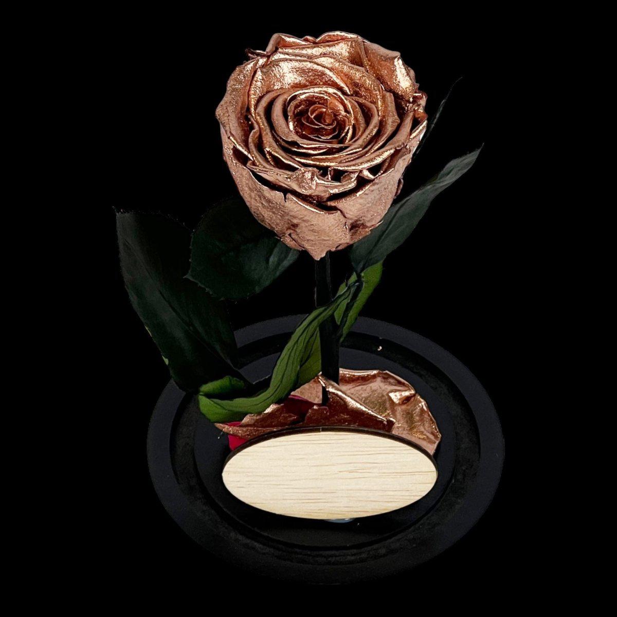 Trandafir Criogenat Lux XL Cupru În Cupolă Eleganta Cadou Remarcabil 10x20cm - Trandafir - Criogenat.ro